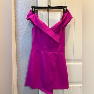 Privy hot pink romper. Size small